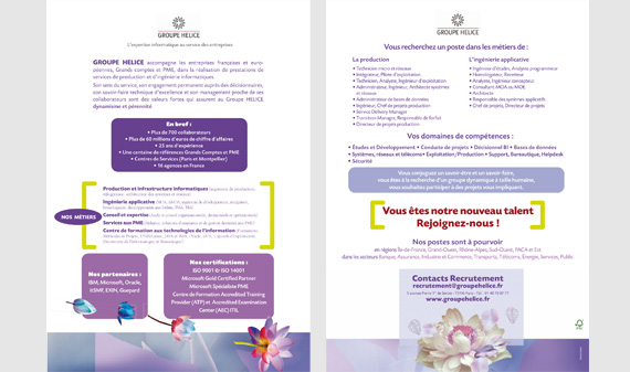 Brochure Groupe Hélice