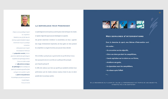 Brochure François Cochat, Sophrologue